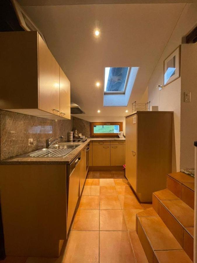 Ferienwohnung Santorini By Quokka 360 - Blue Curtains In The Alps Anzonico Exterior foto